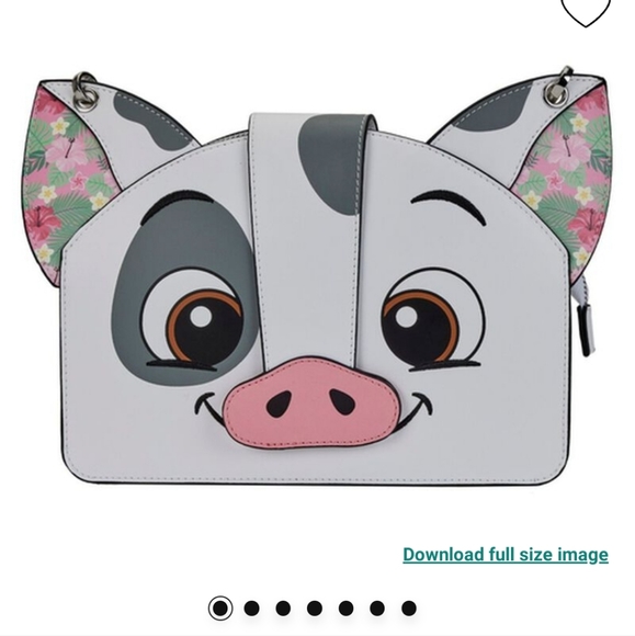 NWT Loungefly Disney Moana, Pua Pua Crossbody Bag w/ coin purse - Picture 2 of 5